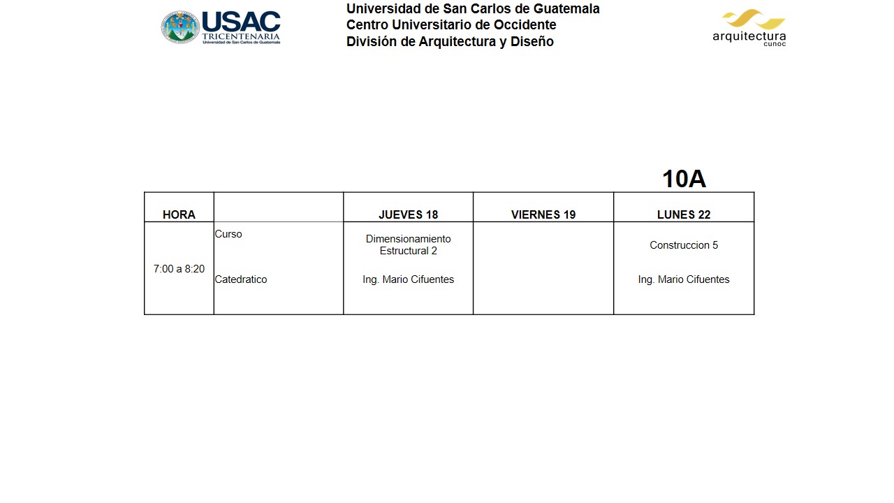 CALENDARIO PRIMERA RECUPERACION 5/5